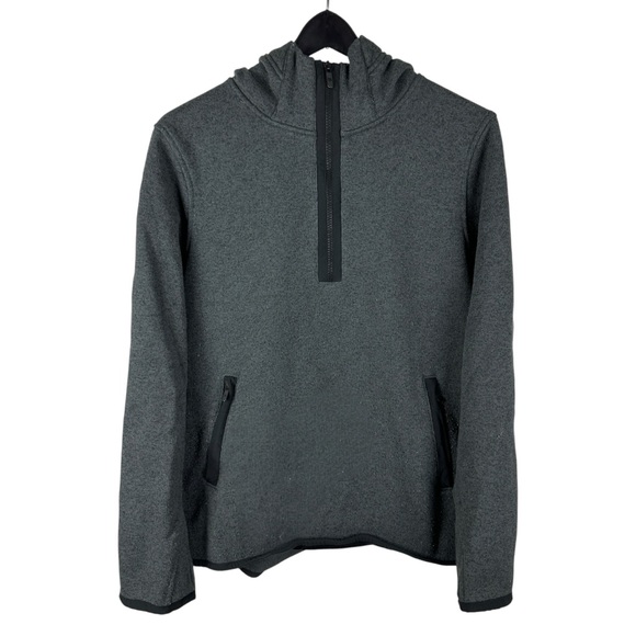 lululemon athletica Other - Mens Y2K Lululemon Grey Quarter Zip Athletic Pullover Hoodie Size M